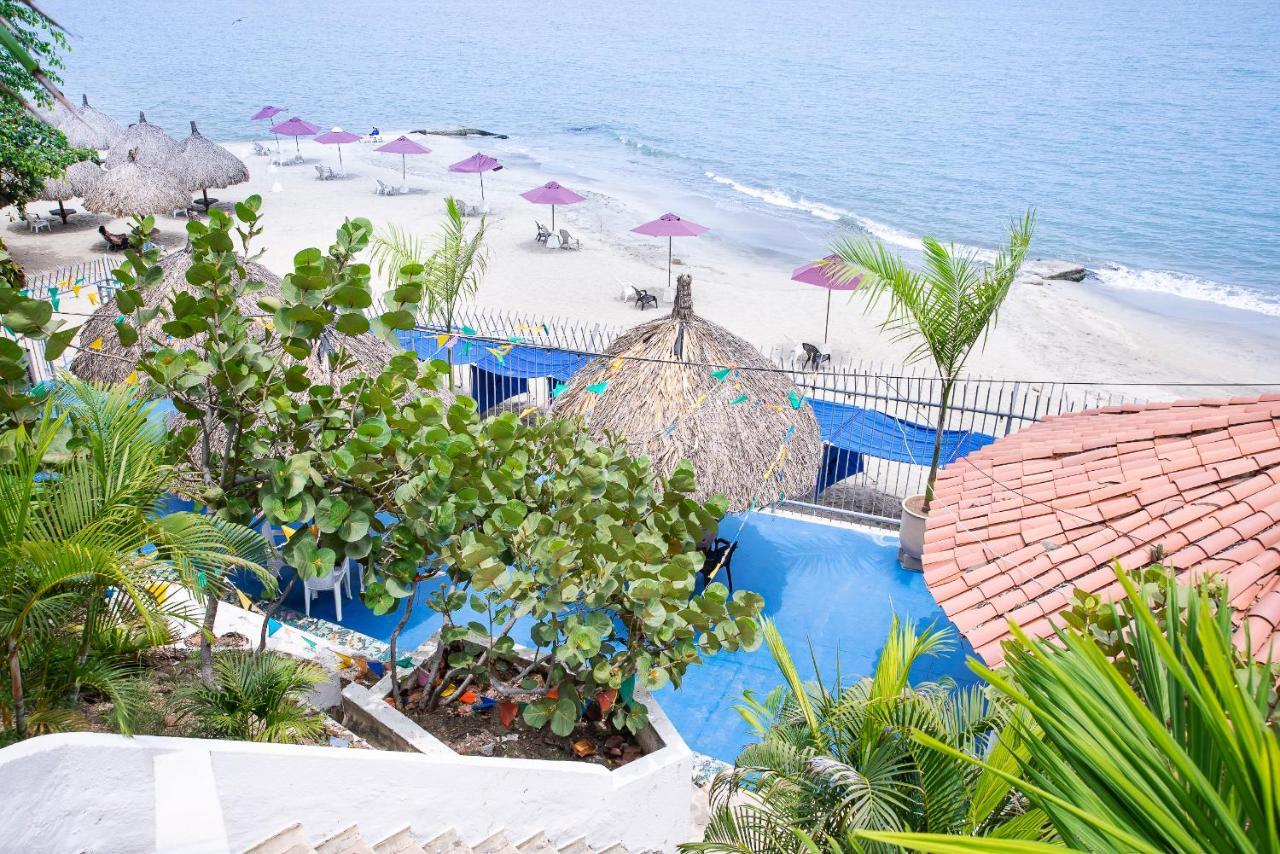 Hotel Santorini Casablanca Papares Bagian luar foto