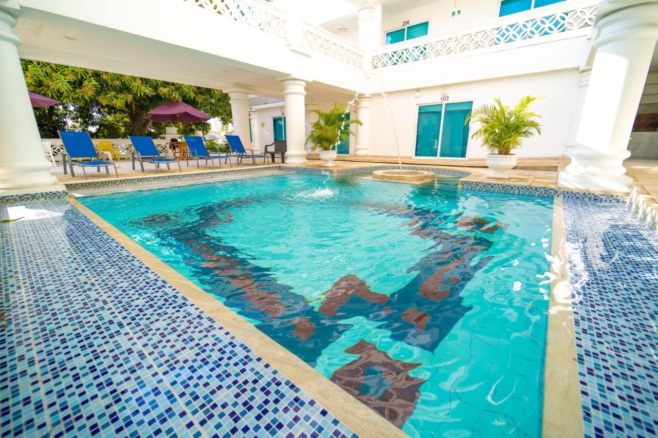 Hotel Santorini Casablanca Papares Bagian luar foto