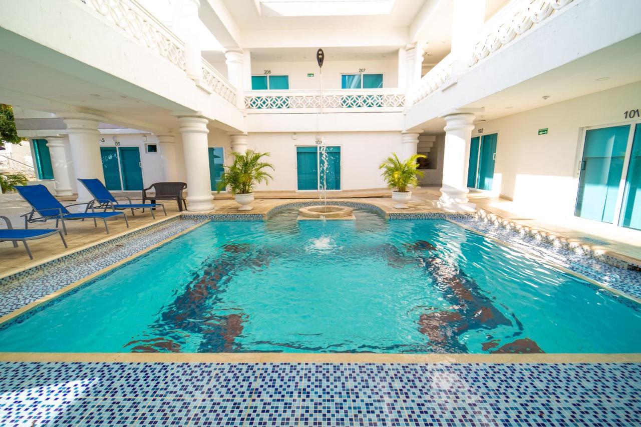 Hotel Santorini Casablanca Papares Bagian luar foto