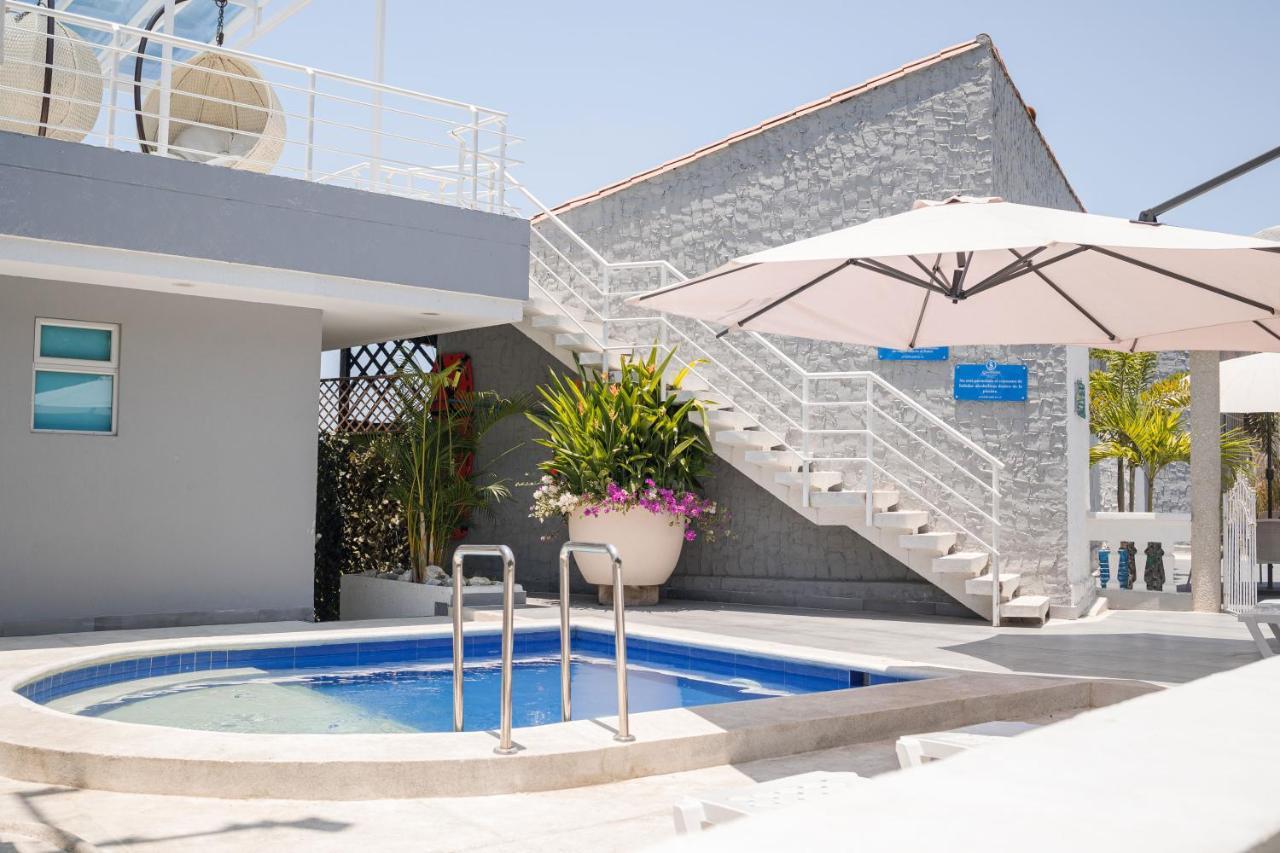 Hotel Santorini Casablanca Papares Bagian luar foto